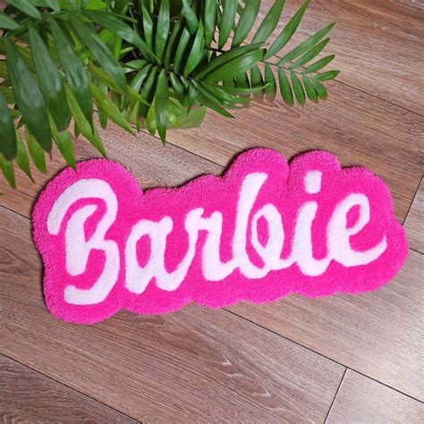 Tufted Name Rug Etsy
