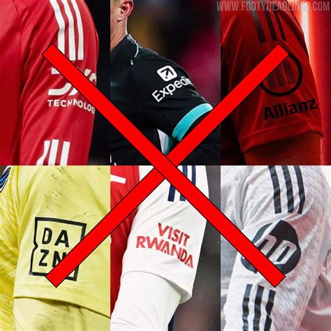 A FIFA não permite patrocinadores de mangas no Campeonato do Mundo de