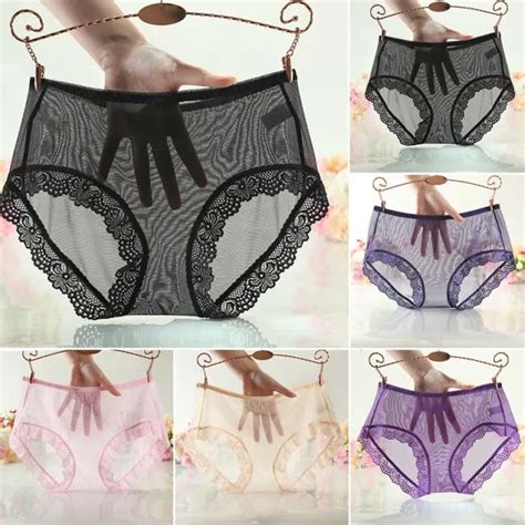 FEMMES GRANDE TAILLE Culotte Bikini String Transparent Culotte Lingerie Slip EUR 6 58 PicClick FR