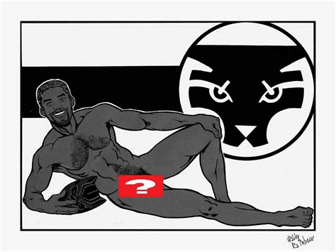 Black Panther Chadwick Boseman Nude Male Art Gay Male Africa King Wakanda Marvel Comics