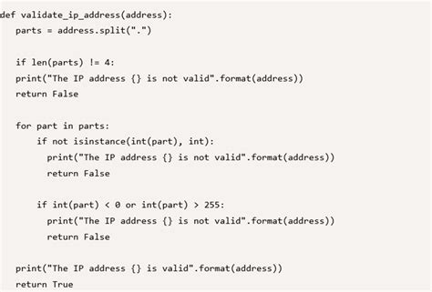 How To Validate An Ip Address Using Python Codemotion Magazine