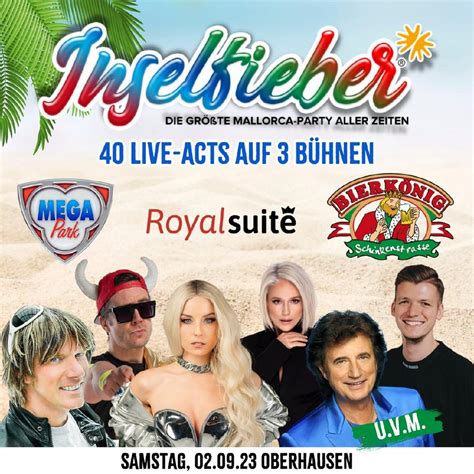 Malle-Trip nach Oberhausen! Inselfieber feiert größte Mallorcaparty ...