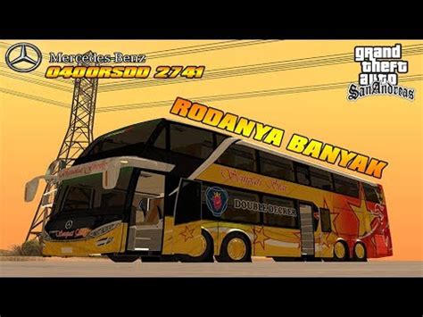 Review Mod Bus Gta Sa Jetbus Sdd Mercedes Benz O Rsdd Youtube