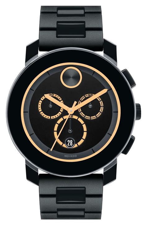 Movado 'Bold' Chronograph Bracelet Watch, 44mm | Nordstrom