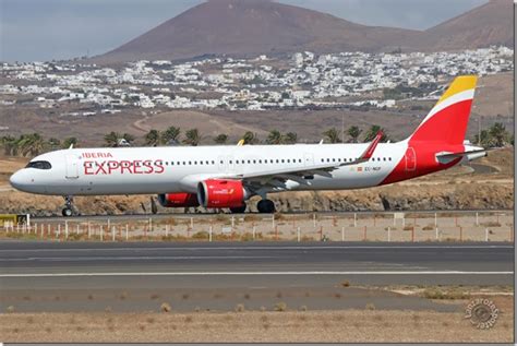 EC NGP Iberia Express Airbus A321 251NX Lanzarote Spotter