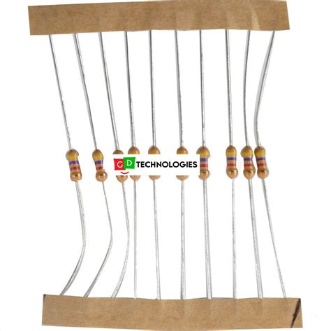 Resistor - 4K7 1/4W 5% / 10 (25 Pack)