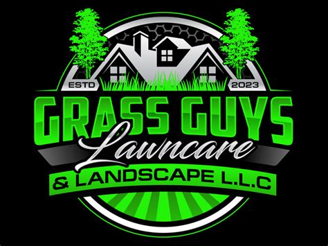 Grass Guys Lawncare & Landscape L.L.C Logo Design - 48hourslogo