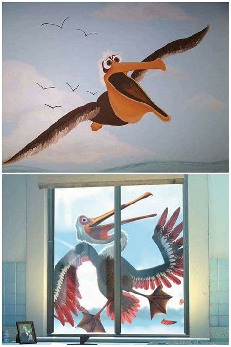 bird fly and stuck in window Meme Generator