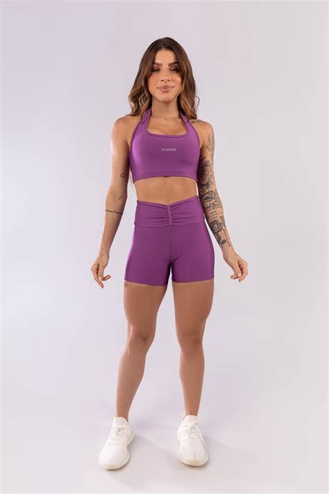 Top Frente Única Roxo Ref K3941 B Kaisan