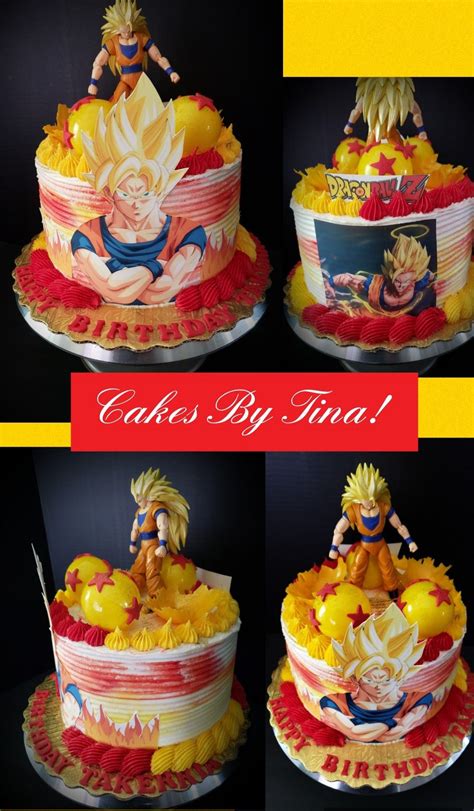 Goku Birthday Cake