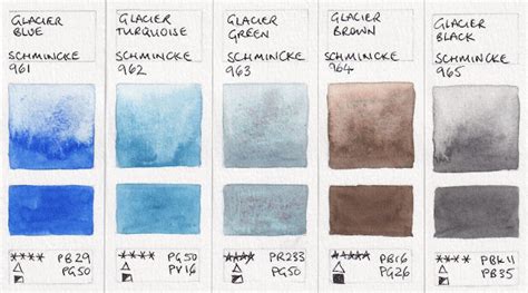 First Look At The New Colours In Schmincke S Super Granulation Watercolour Range Artofit