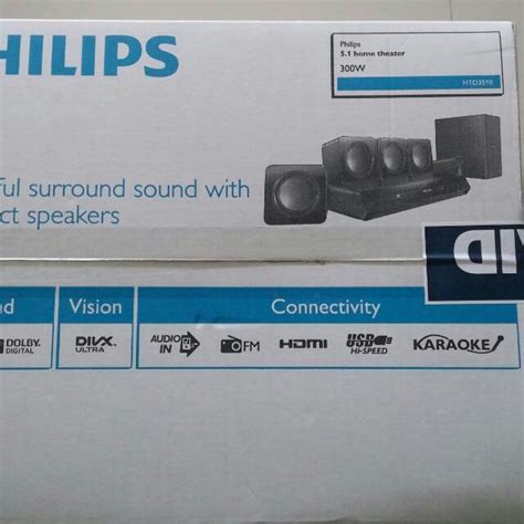 Philips 5.1 Home Theater System HTB3510/98, Computers & Tech, Parts ...