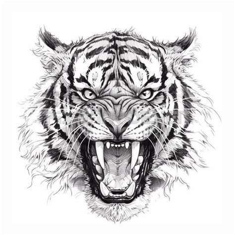 Tiger Tattoo Design Download High Resolution Digital Art PNG ...