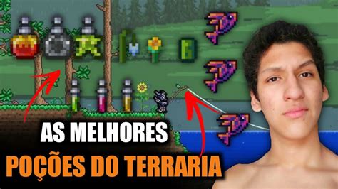 COMO FAZER POÇÕES BUFS NO TERRARIA 1 4 Mobile e PC Todos os Itens