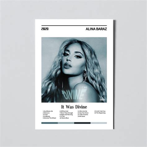 It Was Divine Alina Baraz Poster Album Custom Poster Album Etsy