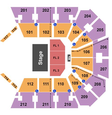 Truist Arena Seating Chart | Star Tickets