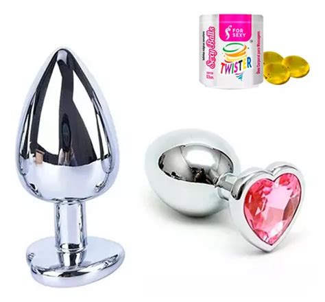 Plug Anal Cromado Metal J Ia Cora O Pedra Treino Nus Mercadolivre