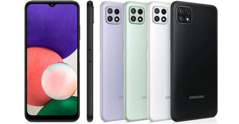 Смартфон Samsung Galaxy A22, Dual SIM, 128GB, 4GB RAM, 5G, Light Violet ...