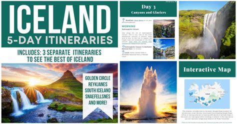 5 Day Iceland Ebook With 3 Separate Itineraries Planning Pack