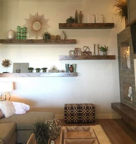 decorative floating wall shelves unique wall decorative shelves