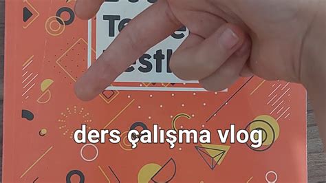 DERS ÇALIŞMA VLOG YouTube