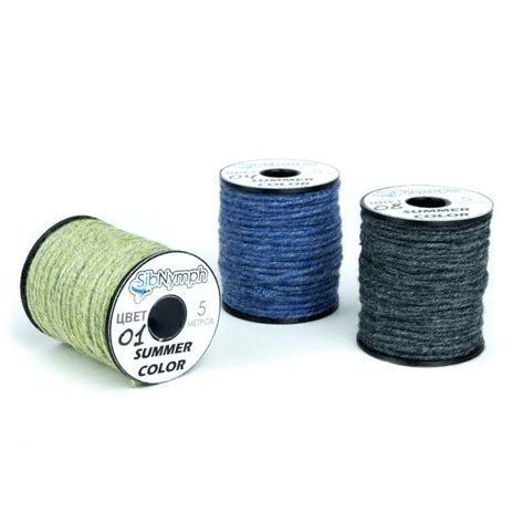 Summer Color (Саммер колор) Летние цвета - пряжа для рыболовных мушек ...