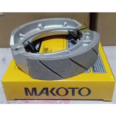 Brake Shoe Makoto Orig Tmx155 Rusi125 Rs100 Dt125 Yl2 Rear Shopee