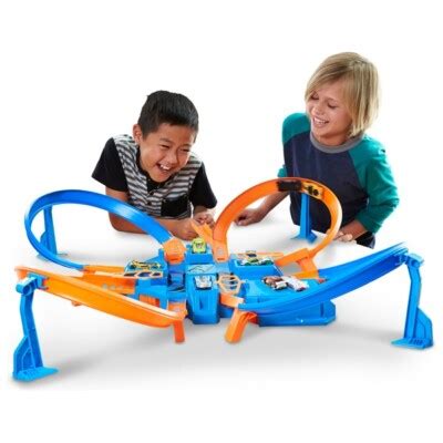 Hot Wheels Criss Cross Crash Motorized Track Set High Speed Crash Zones Uk Picclick Uk