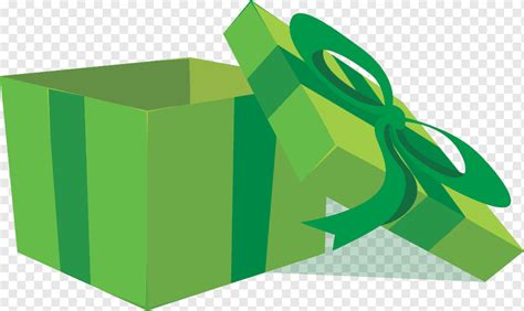 Caja De Regalo Verde Png Pngwing