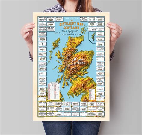 Distillery Map of Scotland - Scotch Whisky Map - the Scottish Malts
