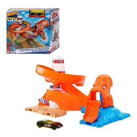 Brinquedo Hot Wheels Pista Ataque Do Polvo Infantil Mattel Frete grátis