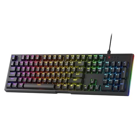 Redragon K RGB Backlit Gaming Keyboard Keys Hot Swap Wired Mechanical Keyboard Upgraded