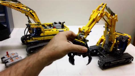 LEGO Technic 42006 Excavator Review and Comparison to LEGO Technic 8043 ...