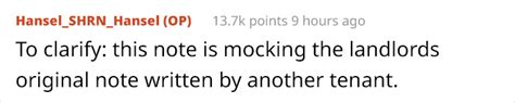 Landlord Apologizes About There Being No Hot Water Tenant Mocks Them With An Honest Note
