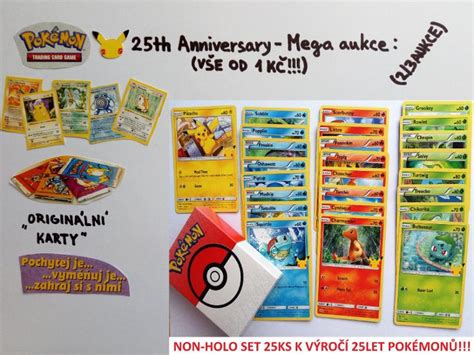 Pok Mon Th Anniversary Mega Aukce Nonholo Mc Donalds Set