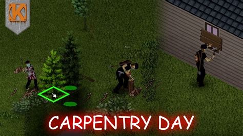 Project Zomboid Carpentry Day Pz Build Gameplay Youtube