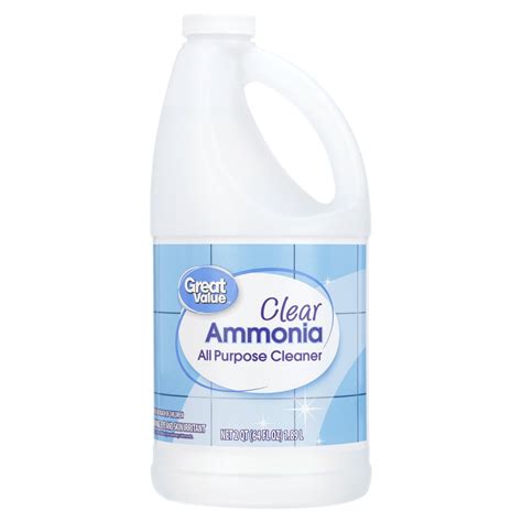 Ammonia Cleaner Label