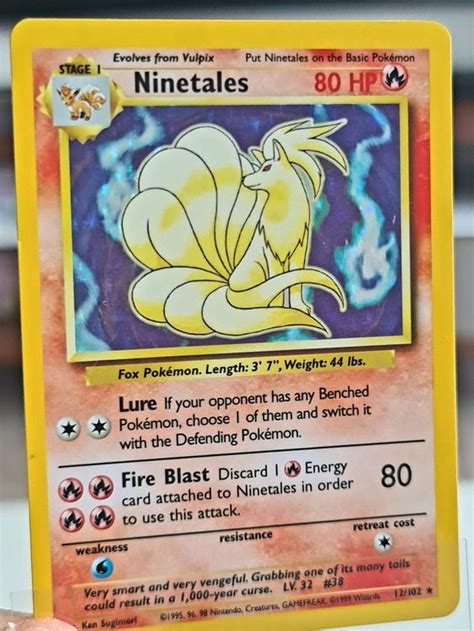 Ninetales Holo Base Set 1999 Wotc En Pl Kaufen Auf Ricardo