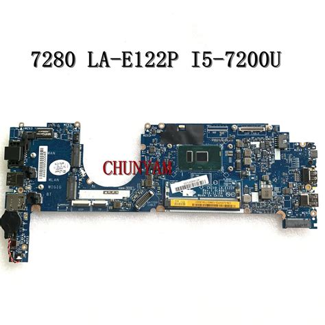 Placa base I5 7200U para ordenador portátil dell Latitude 12 7280