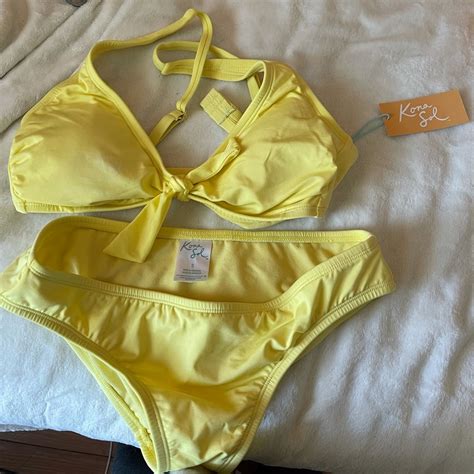 Yellow Bikini Set Gem