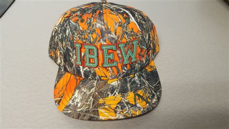 Orange Camo Hat – IBEW Local 993