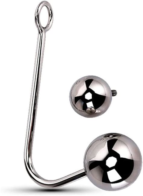 Jinqian Edelstahl Analhaken Anal Hook Set Mit Austauschbar Kugeln Mm Anal Plug Anal