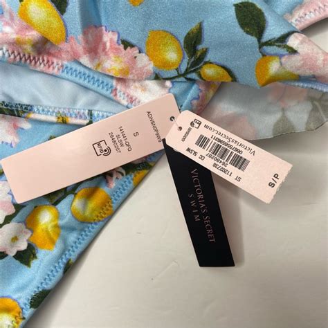 Victoria S Secret Swim Victorias Secret Lemon Floral Ruffle High Waist Cheeky Bikini Bottom