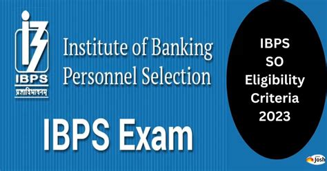 Ibps So Eligibility Clerk Po Age Limit Qualification