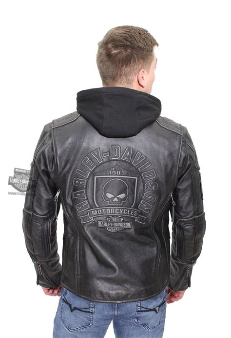 Harley Davidson Willie G Skull Leather Jacket