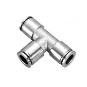 Фитинг трубки ПВХ 10 мм ТРОЙНИК (металлический) КОМПЛЕКТ 5 штук, KR ...