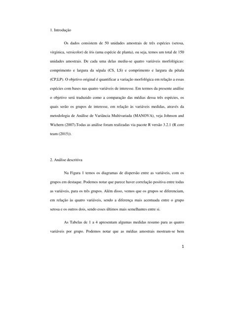 Pdf Modelo De Relatorio Me S Ime Unicamp Brcnaber Modelo