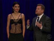 Naked Kendall Jenner In Late Late Show With James Corden