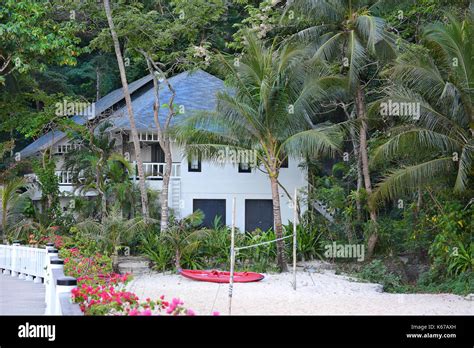 El Nido Lagen Island Philippines April 5 2016 Bungalow At The