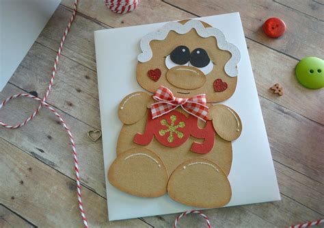 Christmas Cards Gingerbread Man Christmas T Gingerbread Card
